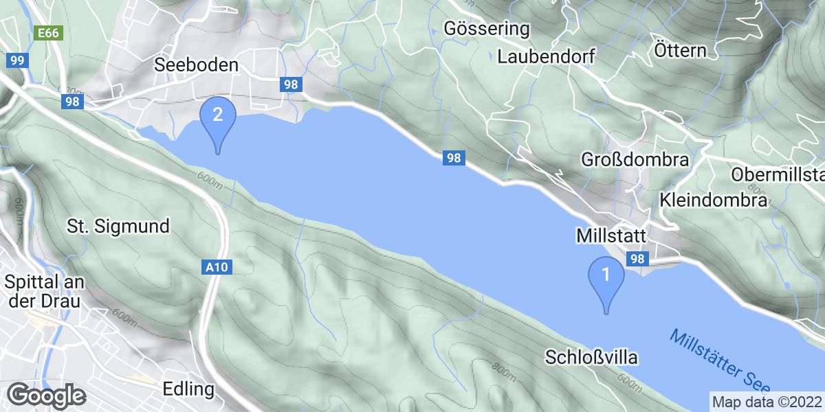 Carinthia dive site map