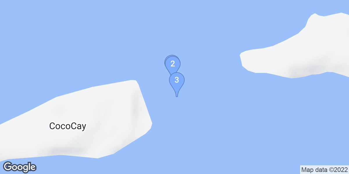 Berry Islands dive site map