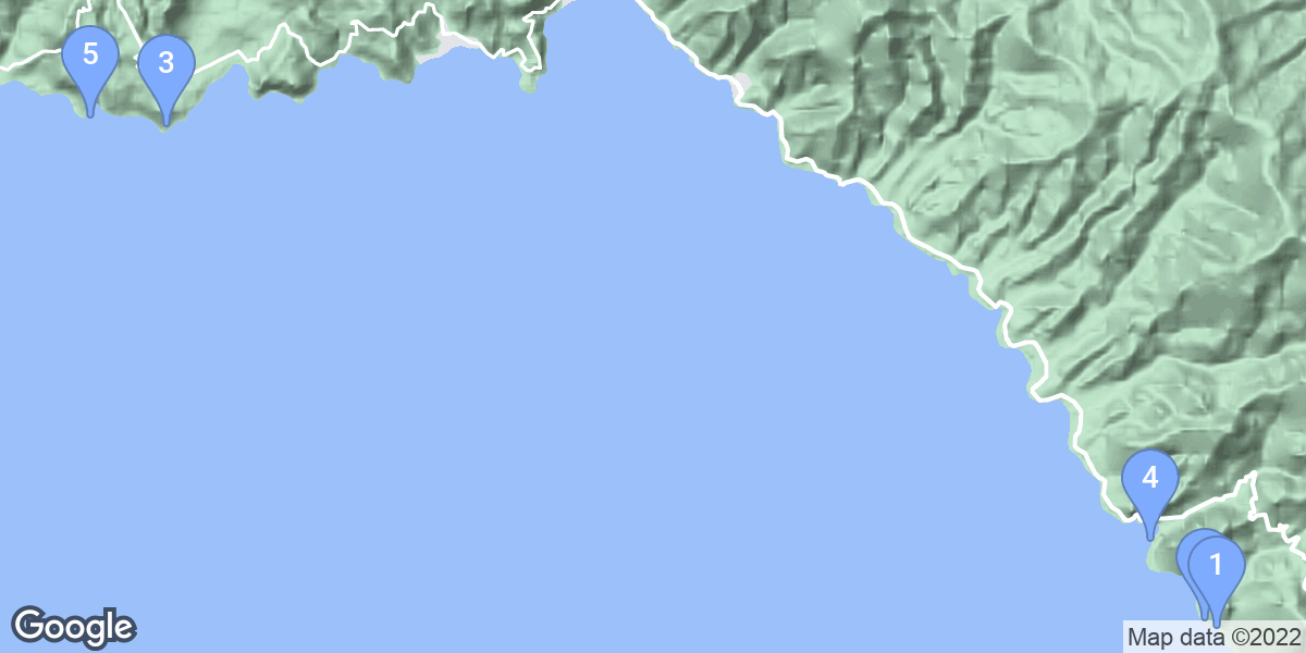 Gorontalo dive site map