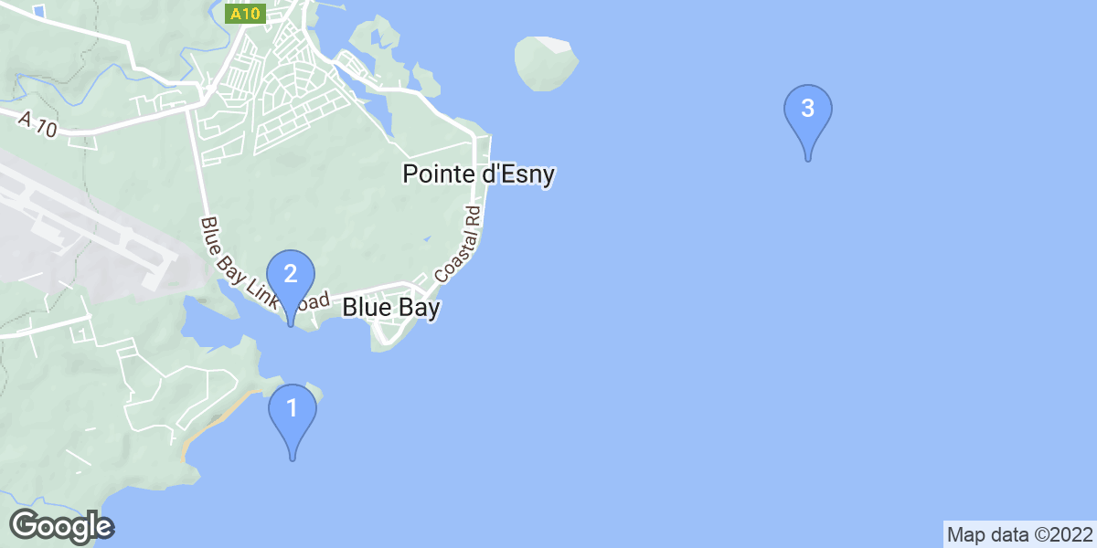 Grand Port District dive site map