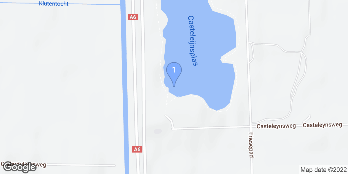 Flevoland dive site map