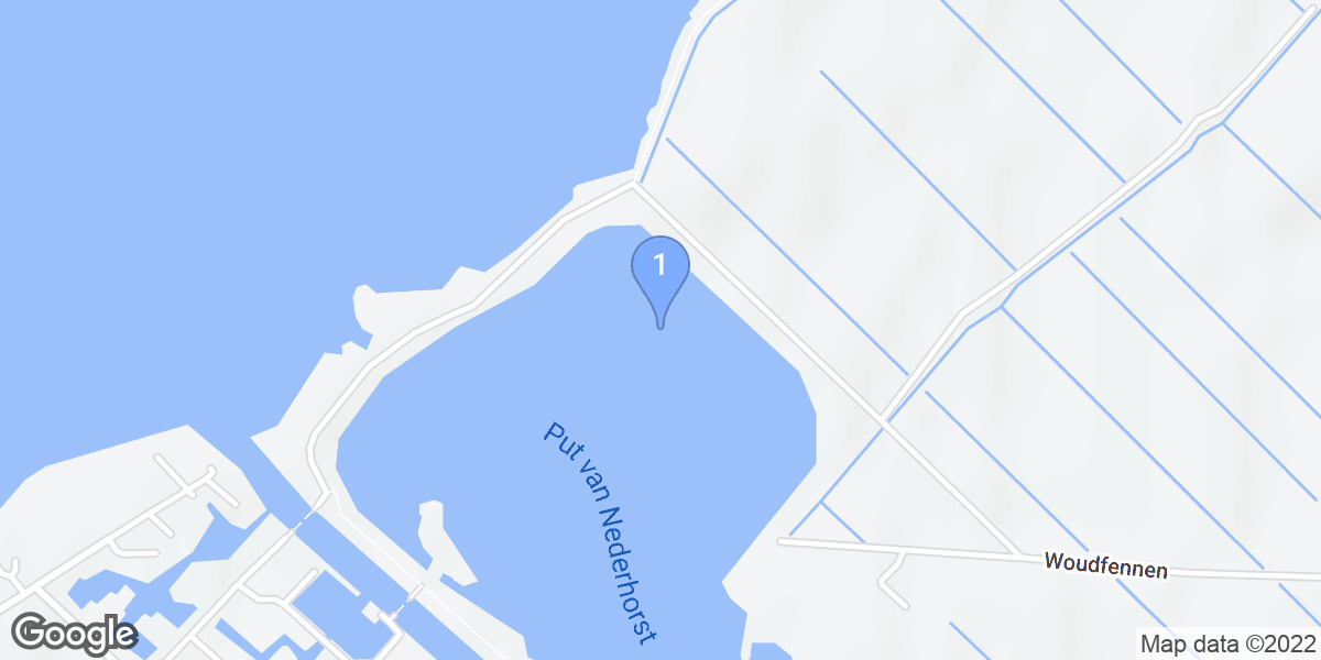 Friesland dive site map