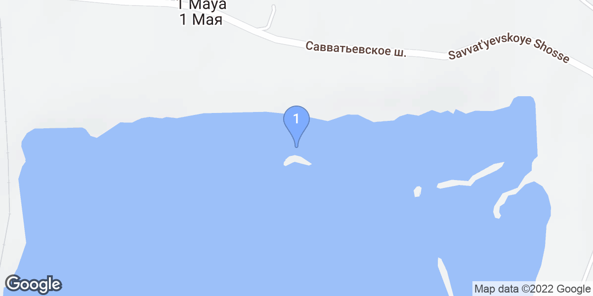 Tver Oblast dive site map