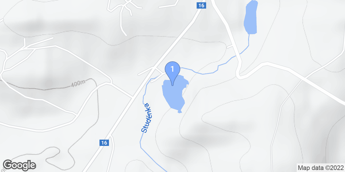 Jičín dive site map