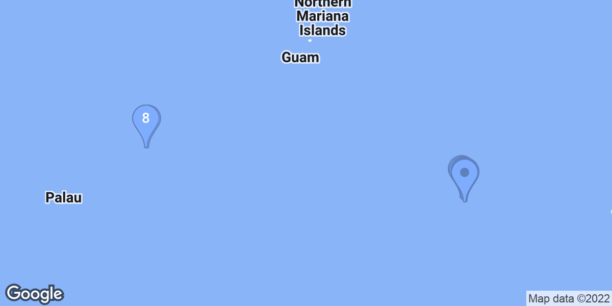 Federated States of Micronesia dive site map