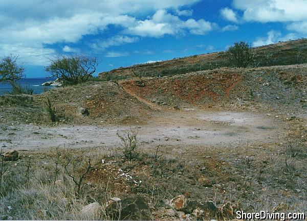 Drive through site 1 until you reach this rustic parking area.