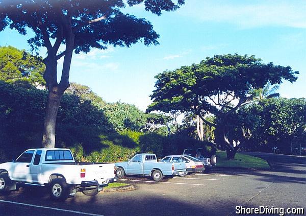 Parking is ample, and close to the beach there is a drop-off point for equipment.