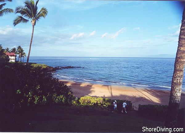 Hike out to the left end of the beach to make your entry.