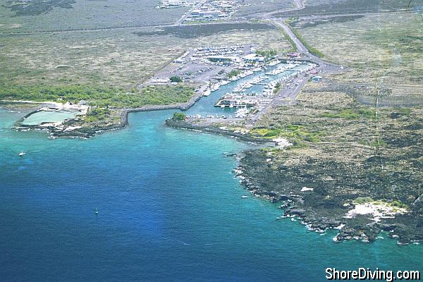 You can see in the distance the harbor entrance off the main road.