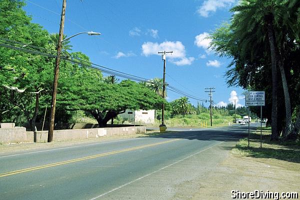 As you are leaving Hale'iwa to the North, you'll see the park on your left.  Take the last entrance, and drive to the end of the road.