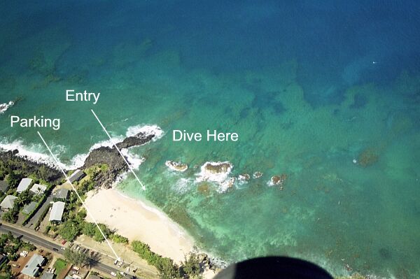 The wall and lava tubes are clearly visible.  Make your way out from the left side of the beach.