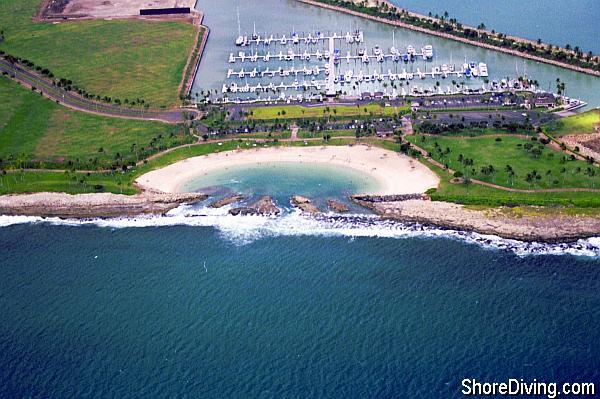 The 4th cove.  Note the difficult exit to deeper water.