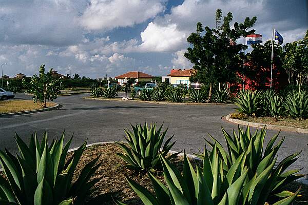 There is a well-paved parking lot for the visitors to the Habitat.