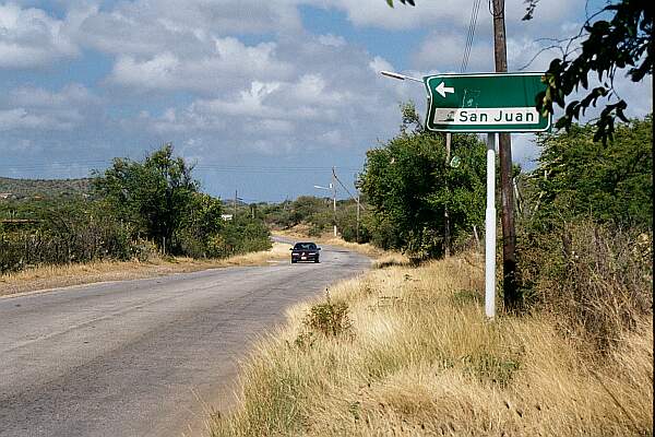 Turn when you run across this rather obscure sign.  Use your GPS to remove all doubt.