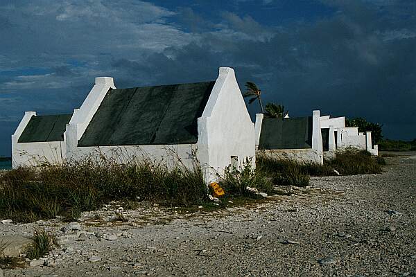 Parking is among the many still-remaining huts used by the slaves of the Salt Works in the 1800's -- a sobering view.