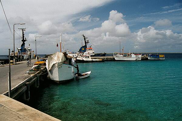 Most of the time, the pier is clear of boats.