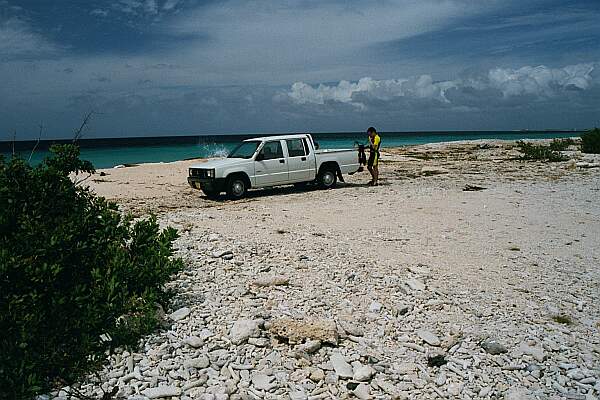 You can practically park at the water's edge.