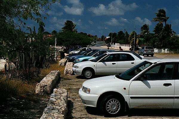 There is ample parking right off the street, and only meters to the shore line.