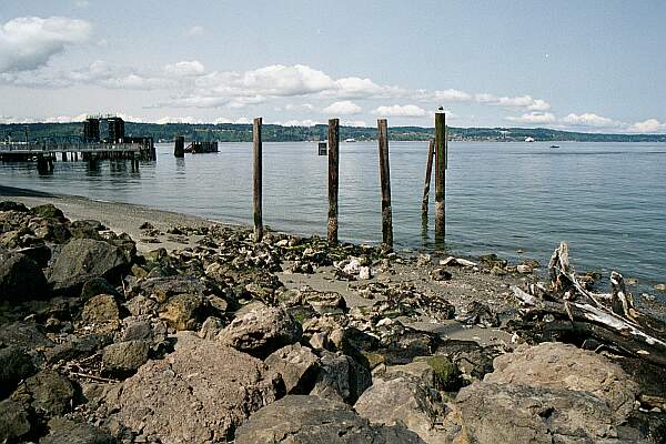 Don't venture too far to the South-- that's the ferry terminal in the background!