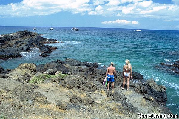 You can see this a popular site for boat divers.