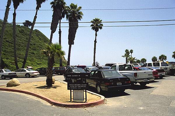 Get there early in the day to find parking next to the beach.  Otherwise, you'll use the overflow parking area.