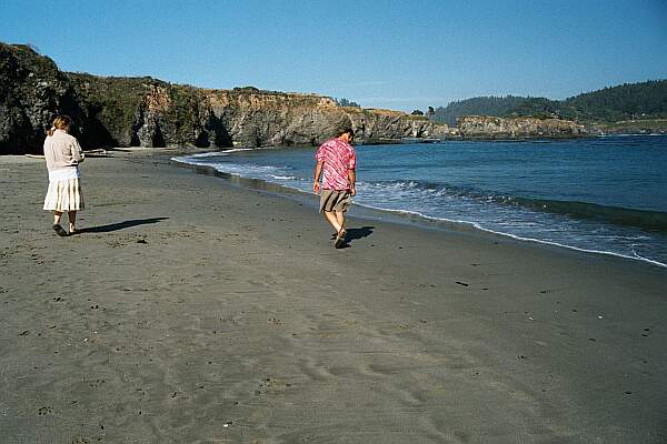 Sand beach, gentle entry-- perfect for any skill level.