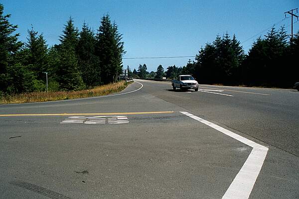 This is looking North, with the Cabrillio River Bridge in the background.  Head to the ocean from here.