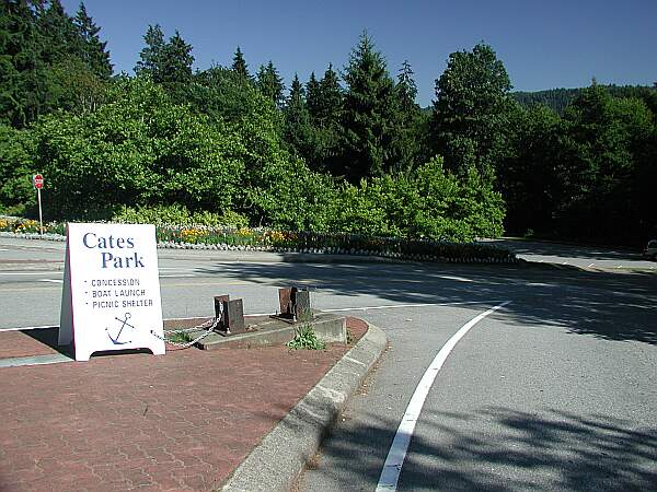 Click the 'Cates Park Sign' link above to get the most recent photo of the new sign by Cameron Stewart.