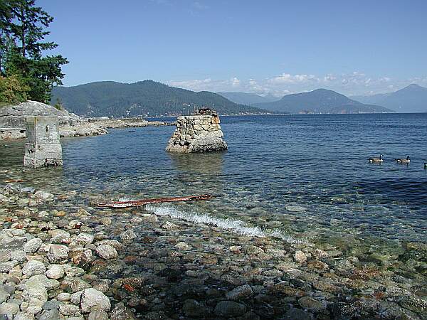 The small rocks are easy to cross.