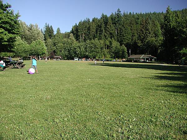 Just of a view of the grounds.  Parking and refreshment stand are in the background.