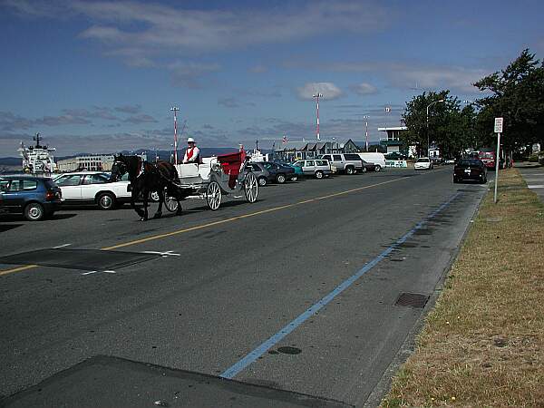 Parking can be limited along the water's edge.  There is a pay parking area next to the breakwater.