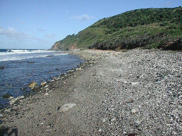 When the swells are from the East, this point will provide good protection.