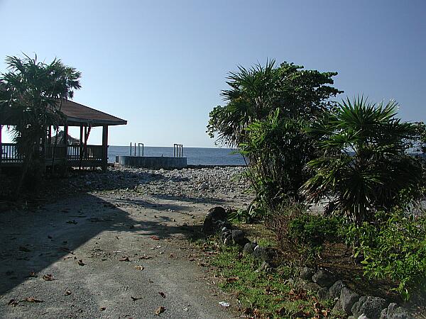 Just beyond the Plantation, you'll see this path to the ocean.