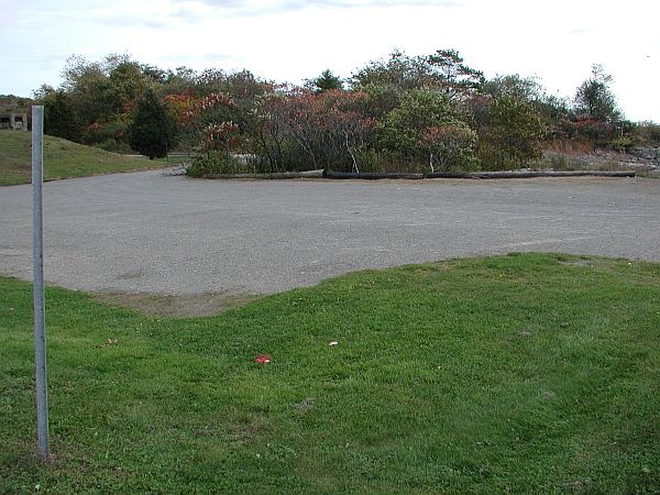 In season, the parking is more reasonable.  This is the parking area for Pier Beach.